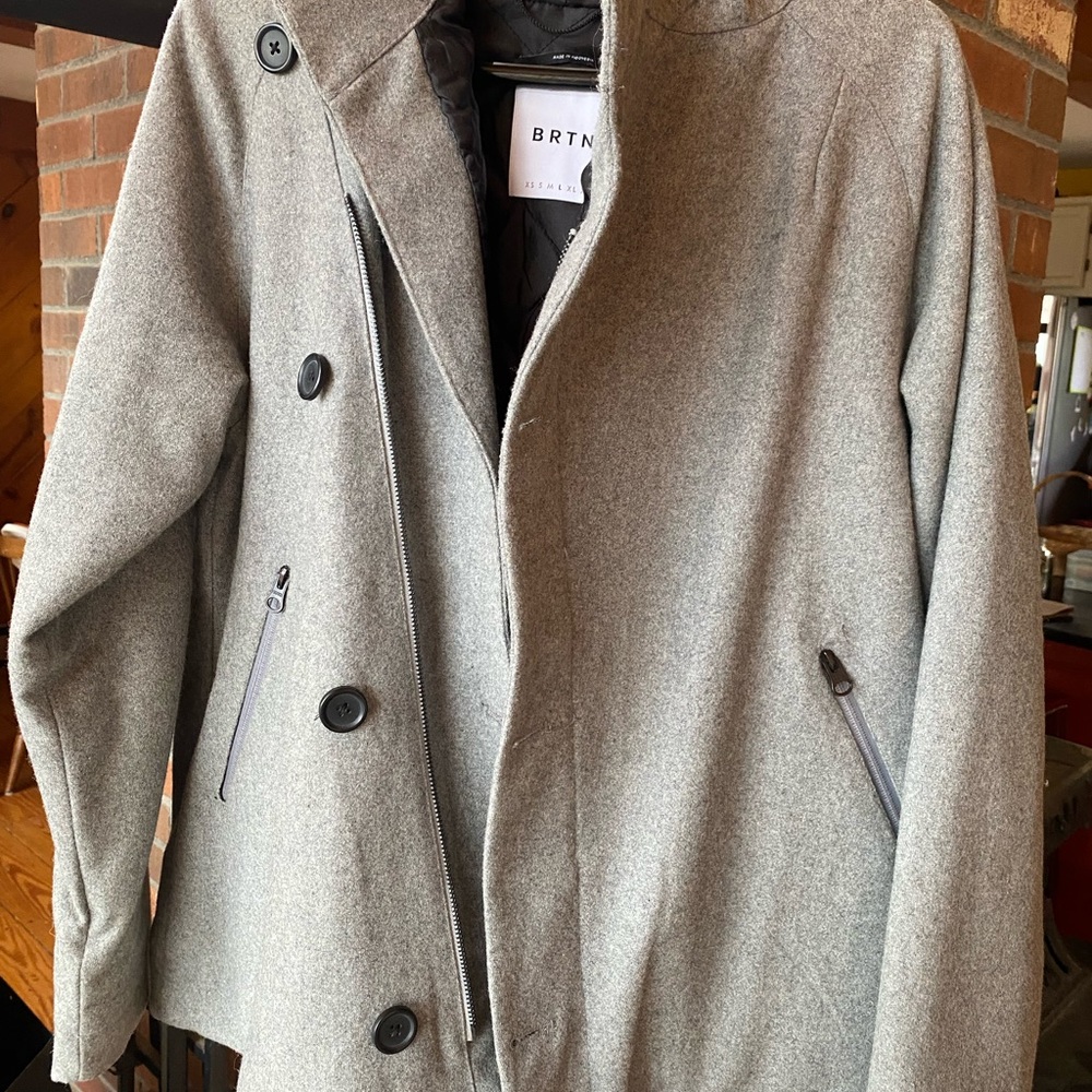 Womens Burton Wool Blend Coat